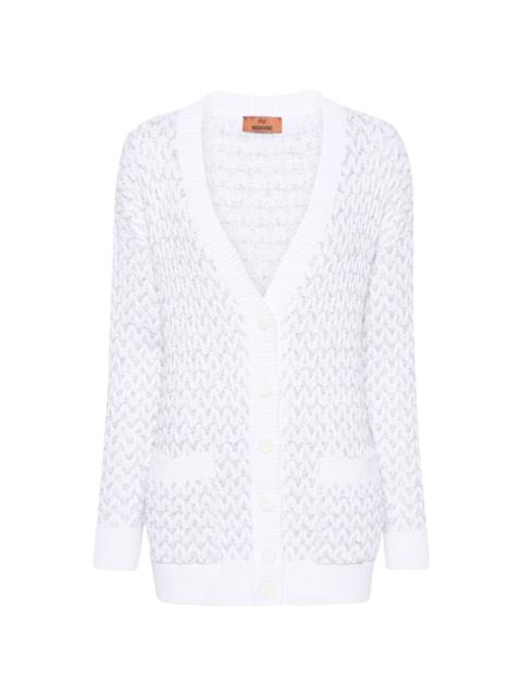 Missoni sequin-embellished chunky-knit cardigan