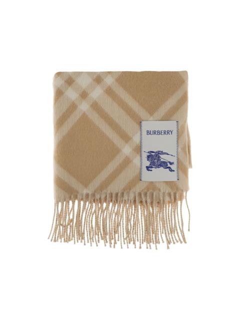 Burberry Check alpaca-wool scarf