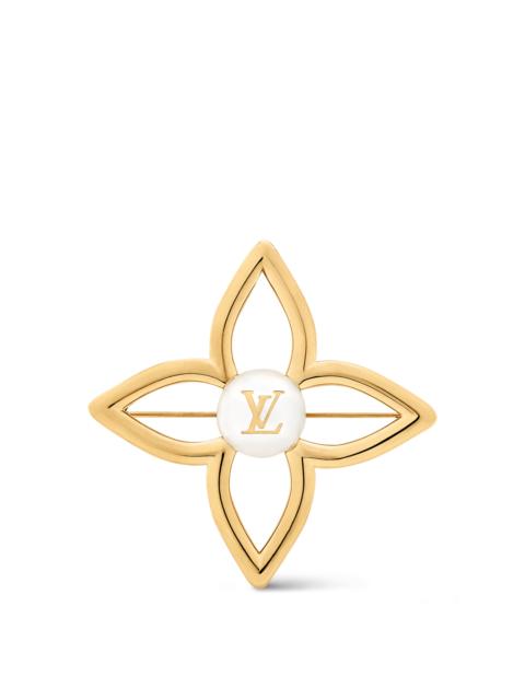 Louis Vuitton Pearly Flower Brooch