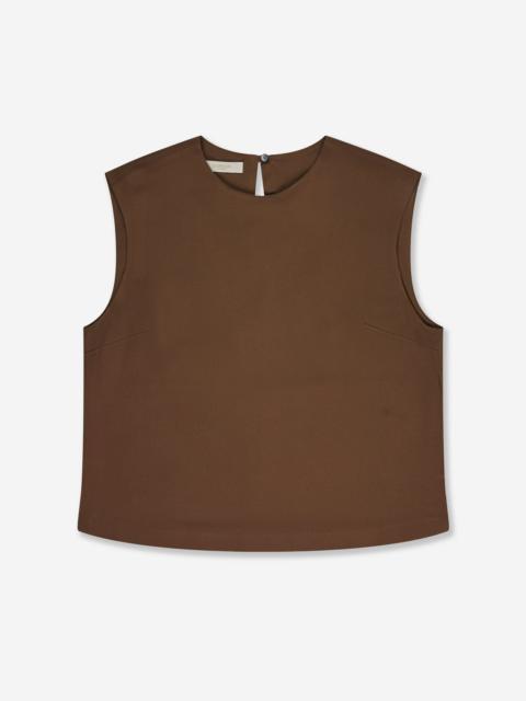 SLOWEAR Regular fit top in silk-blend crêpe de chine