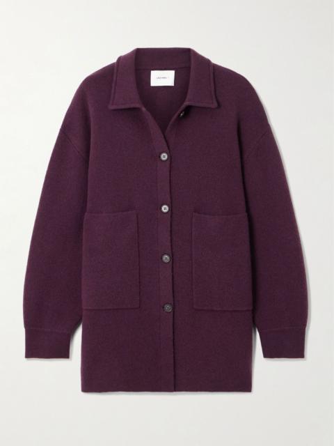 LISA YANG Julianne cashmere cardigan Claret