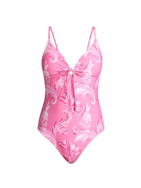 MILLY Women's Canopee Graphic One-Piece Swimsuit - Pink Multi