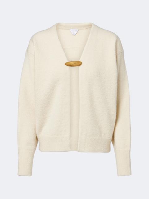 Bottega Veneta Embellished cashmere, wool, and silk cardigan