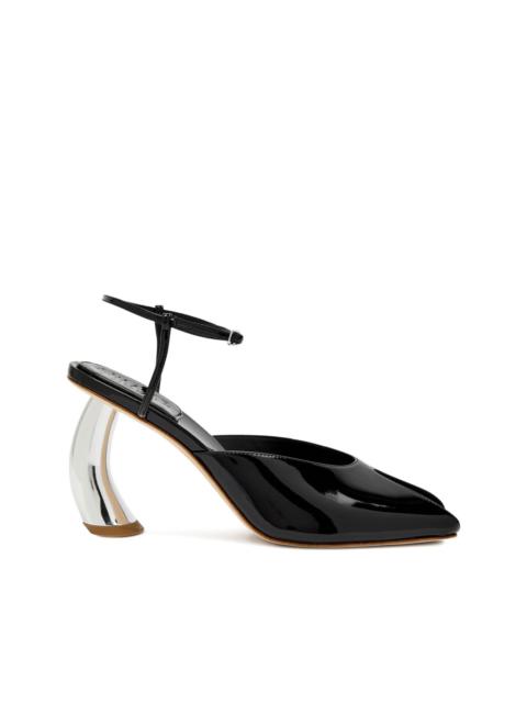 A.W.A.K.E. MODE Giustine patent sandals