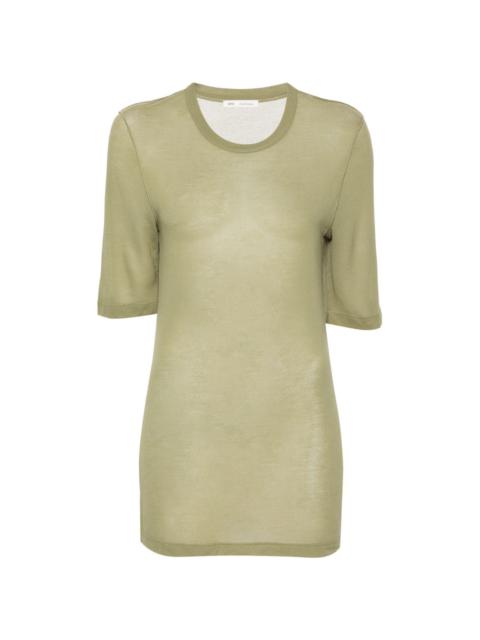 sheer lyocell T-shirt