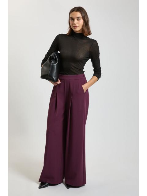 KAREN MILLEN Compact Stretch Wide Leg Trouser