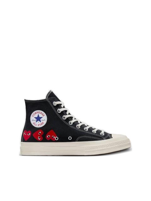 Comme des Garçons Homme x Converse Chuck 70 heart-motif high-top sneakers