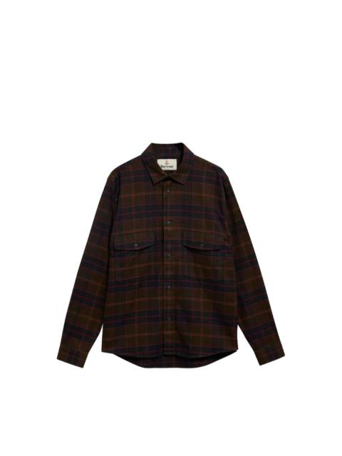 Barbour ARMSTRONG TARTAN-CHECK COTTON SHIRT JACKET