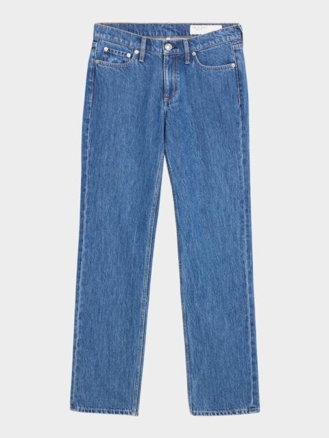 rag & bone Harlow Low-Rise Straight-Leg Denim Jeans