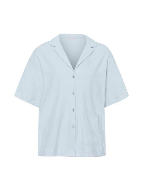 HANRO Sleep And Lounge Notch Collar Cotton Shirt