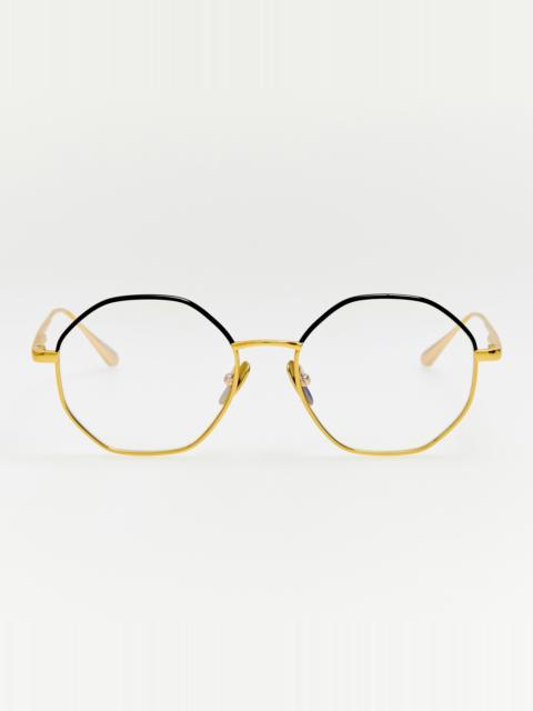 LINDA FARROW Harper Optical in 22K Gold