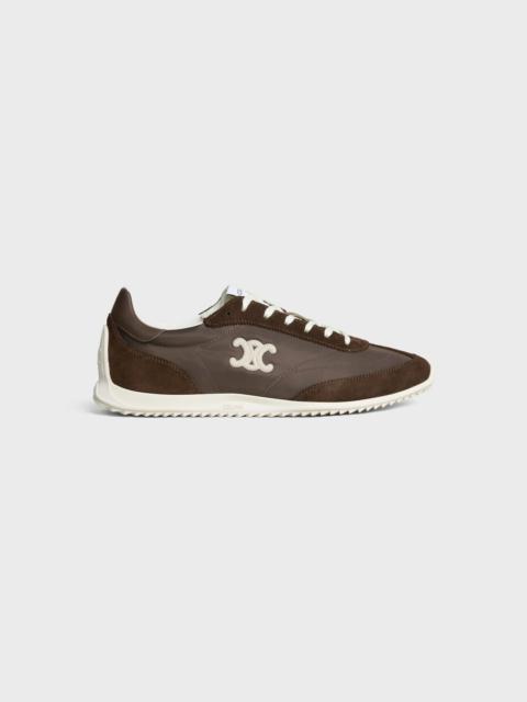 CELINE RACER SNEAKER IN NYLON, SUEDE CALFSKIN AND CALFSKIN