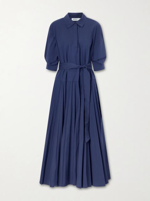 SIMKHAI Arlo Cotton Belted Maxi Dress
