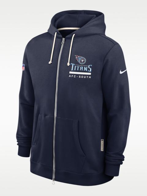 Nike Tennessee Titans Utility Player Sideline Men's Nike Dri-FIT NFL Full-Zip Hoodie