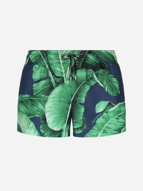 Dolce & Gabbana Swim shorts with banana tree print