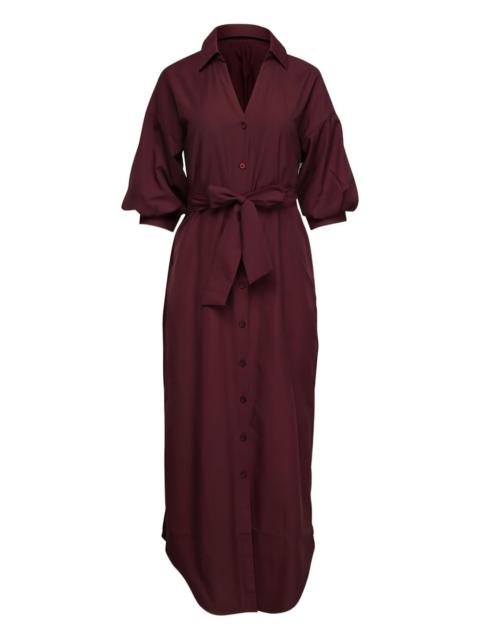 BROCHU WALKER Kate Barlo buttoned maxi dress