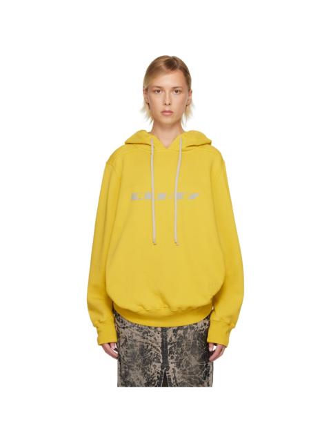 Rick Owens DRKSHDW Yellow Concordians Oversized Hoodie