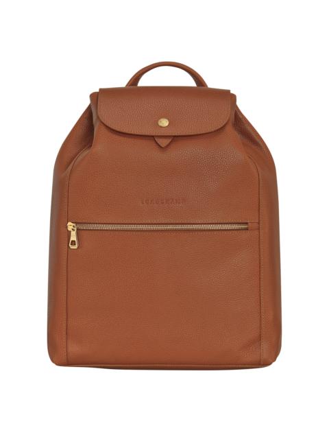 Longchamp Le Foulonné Backpack Caramel - Leather