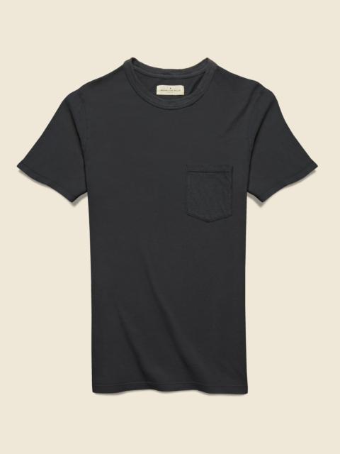 imogene + willie Pocket Tee - Faded Black