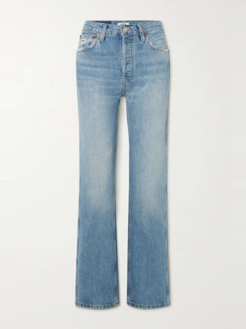 90s Loose high-rise straight-leg jeans