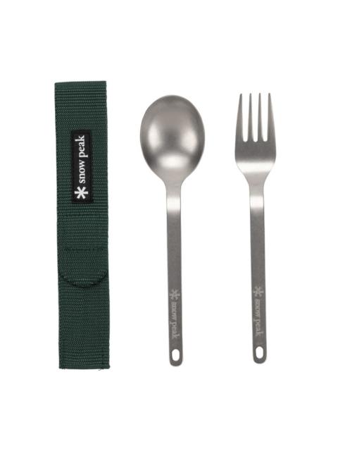 snow peak Titanium Fork & Spoon Set