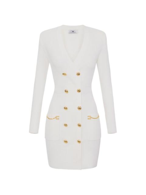 ELISABETTA FRANCHI double-breasted mini dress