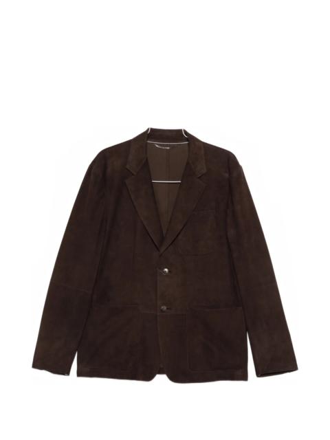 Canali Canali Button Suede Blazer