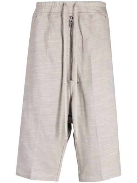 Rick Owens eyelet-detailing drop-crotch shorts