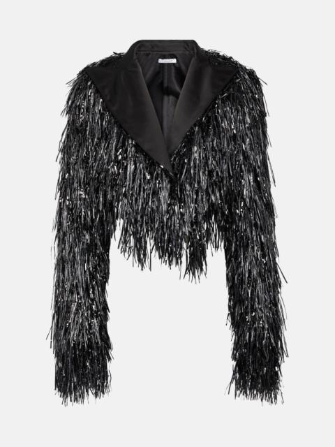 Tinsel cropped jacket