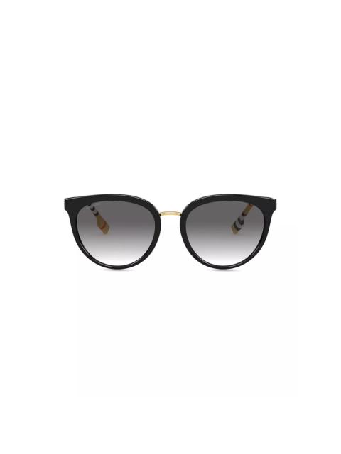 Burberry 57MM Low Bridge Fit Butterfly Sunglasses