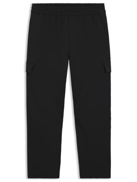 HUGO RELAXED-FIT TROUSERS WITH CARGO POCKETS
