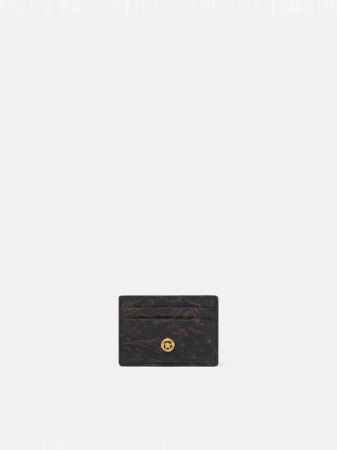 VERSACE Lasered Barocco Leaf Cardholder