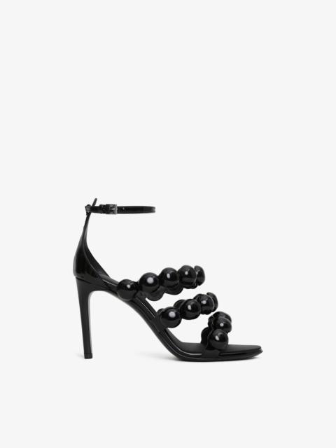 Alaïa SPHERE SANDALS IN PATENT LEATHER