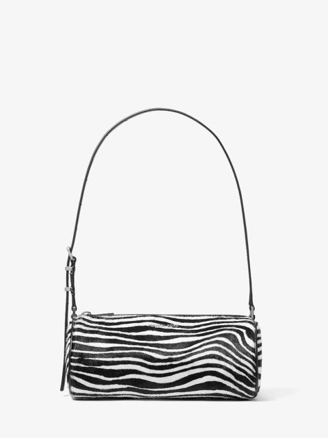 MICHAEL KORS Izzy Small Zebra Print Calf Hair Pochette