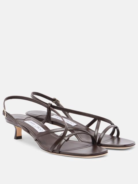 JIMMY CHOO Farris leather sandals