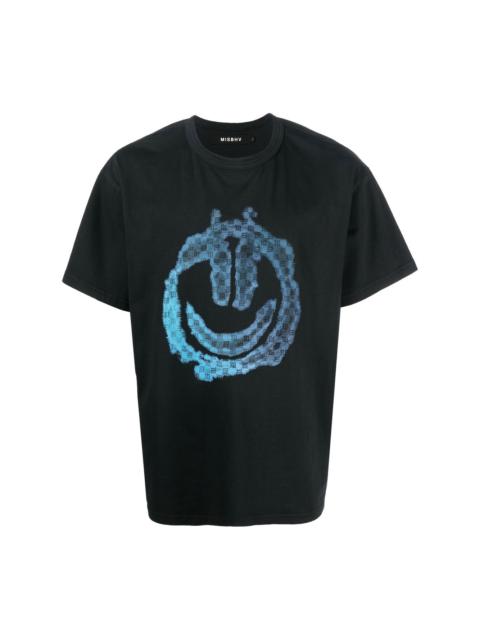 MISBHV monongram smiley-print T-shirt