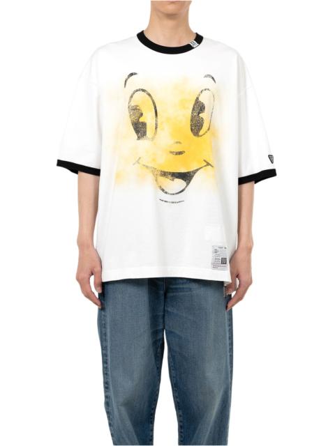 Maison MIHARAYASUHIRO Happy Face Printed Ringer T-shirt