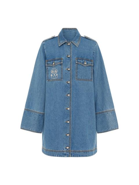 ALÉMAIS Stephi Denim Mini Dress