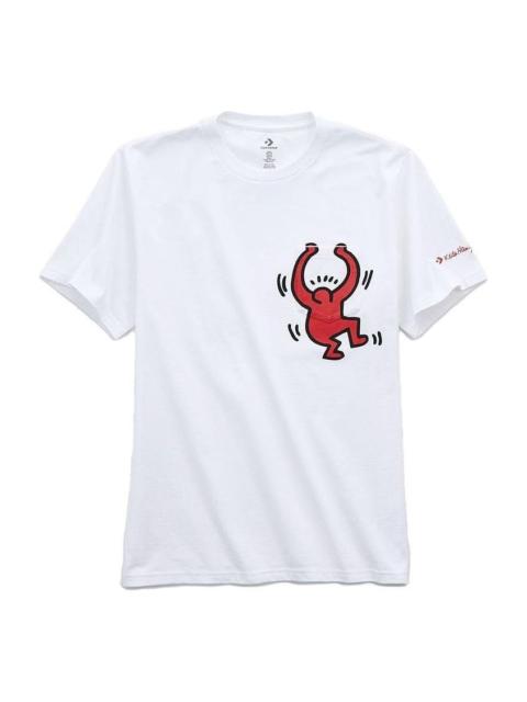 Converse x Keith Haring Graphic Pocket Tee 'White' 10022253-A01