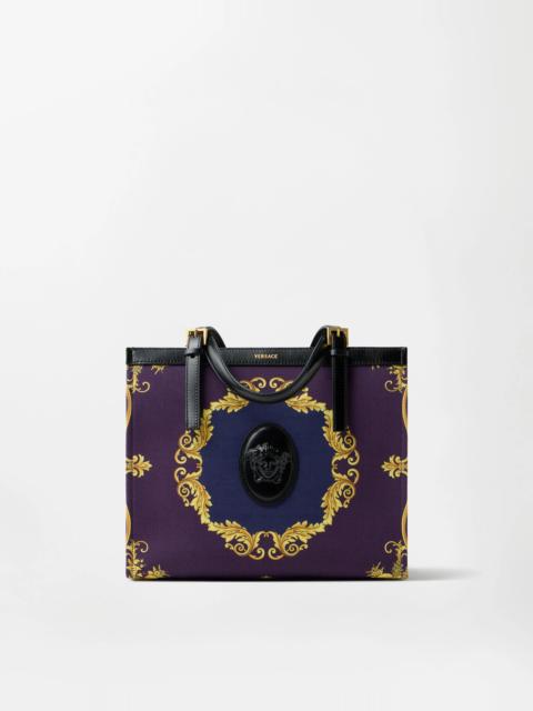 VERSACE Rivière Printed Canvas Tote