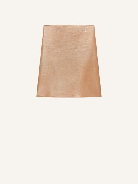 courrèges VINYL SKIRT