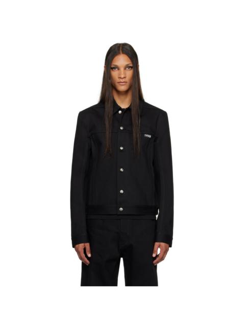 Rick Owens SSENSE Exclusive Black KEMBRA PFAHLER Edition Denim Jacket