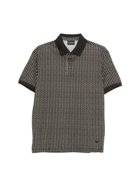Cotton blend polo shirt