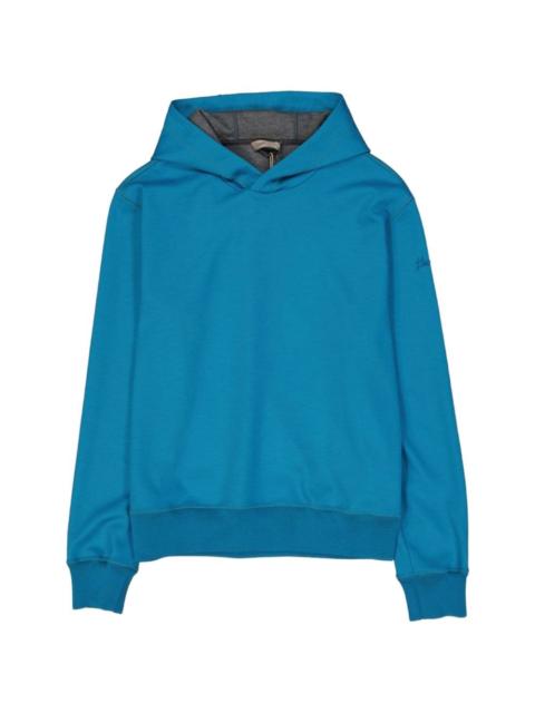 Herno logo-detail hoodie