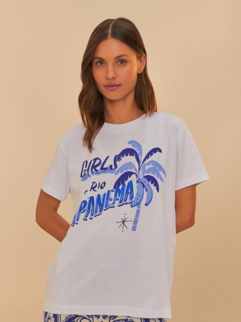 FARM RIO Off-White Girls Rio Ipanema T-Shirt
