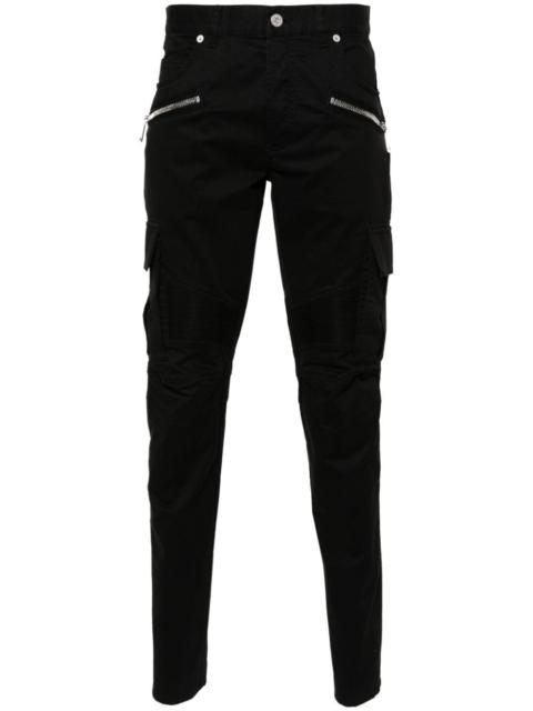 Balmain cargo-pockets stretch-cotton trousers