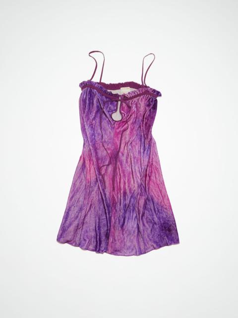 Strap dress - Violet purple