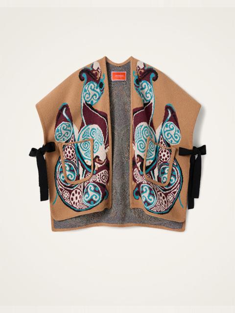 La DoubleJ In My Power Knit Scarf Cape
