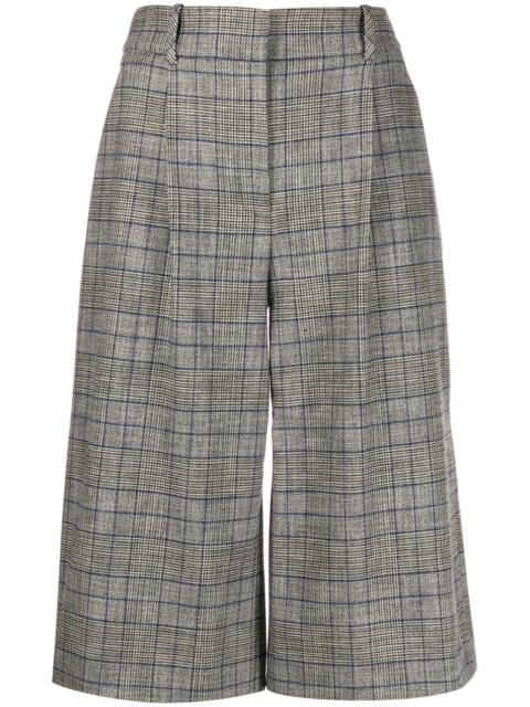 VERONICA BEARD high-rise checked culottes