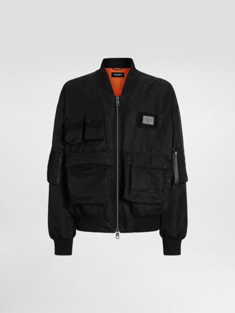 Dolce & Gabbana Nylon gabardine jacket